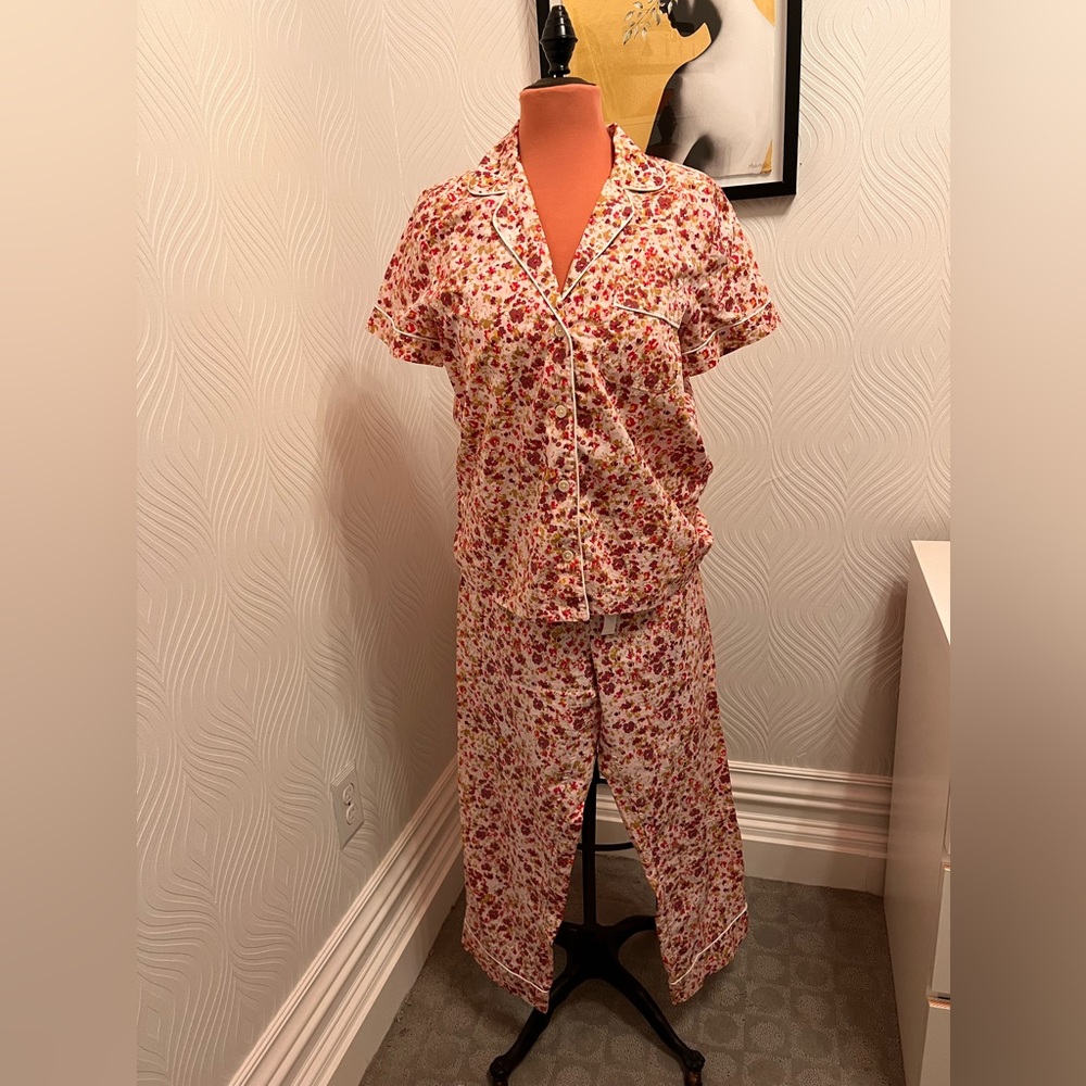 J Crew capri PJ set sz S